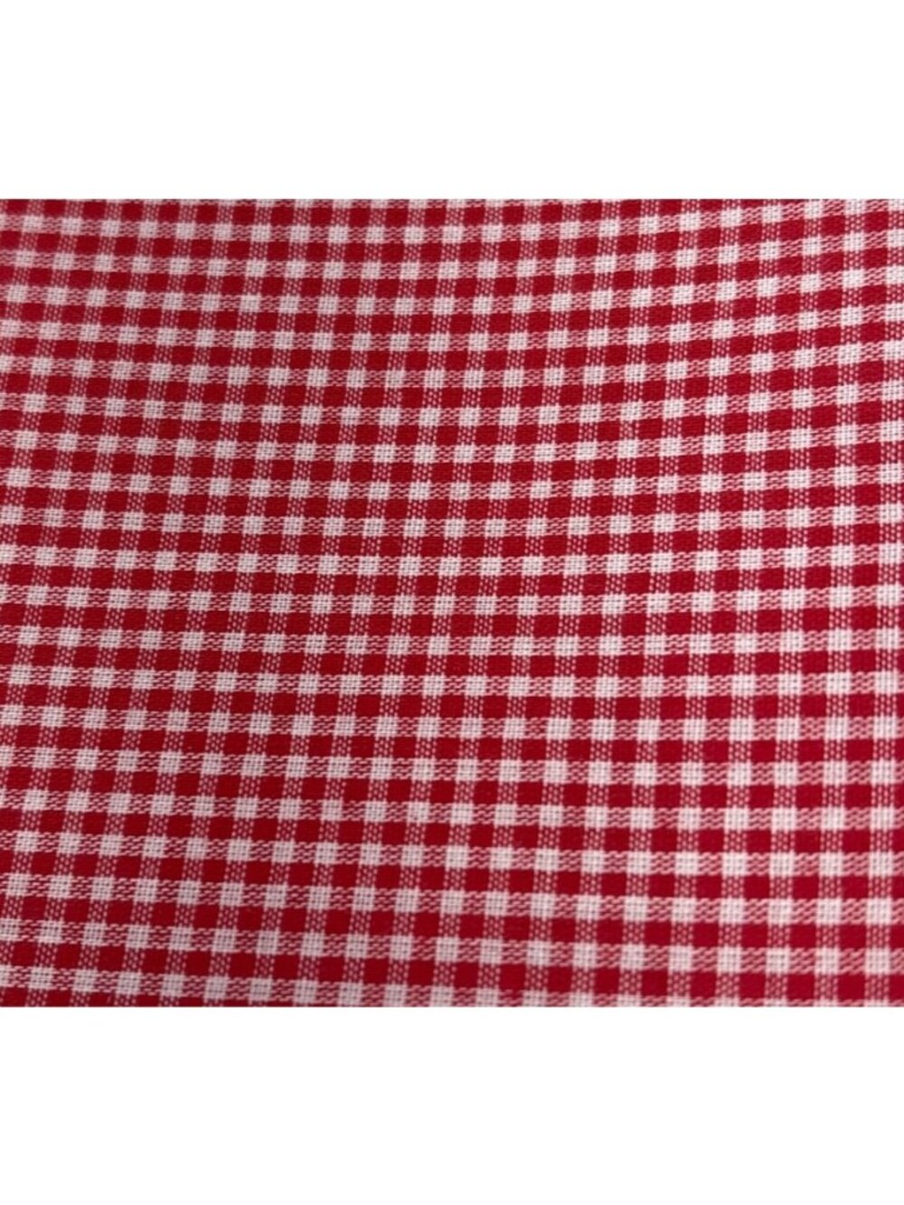 Red Cotton Gingham Fat Quarter Fabric Craft Quilting 18 x 22" - Picture 7 of 11